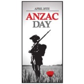 Soldier Design ANZAC Day  Flag