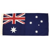 Australian National Flag 1800 x 900mm (Fully Sewn, Vertical Sleeve)