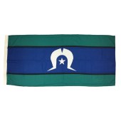 Torres Strait Islander Flag with Sleeve (knitted) 1800 x 900mm