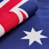 Australian National Flag sleeve 1800mm x 900mm (Woven, Vertical Sleeve)