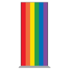 Rainbow pull up banner | Rainbow pop up banner | Flags & Banners ...