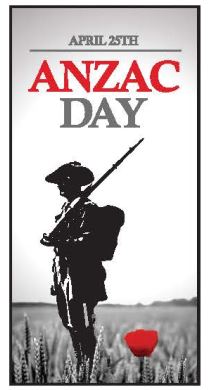 Soldier Design ANZAC Day  Flag