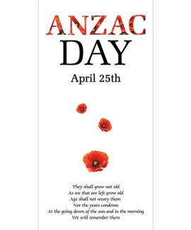 ANZAC Day Flag  - Ode of Remembrance (69)