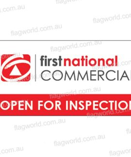 First National Commercial - Open For Inspection with sleeve