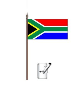 South Africa Flag Bracket and Pole Kit