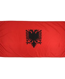 Albanian flag 1800mm x 900mm (Knitted)