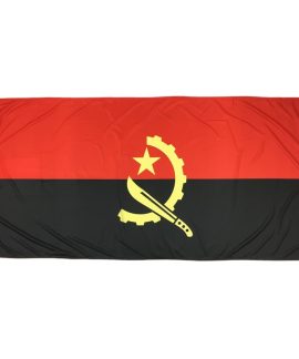 Angola flag 1800mm x 900mm (Knitted)