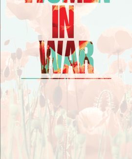 Women in War poster with poppy flowers