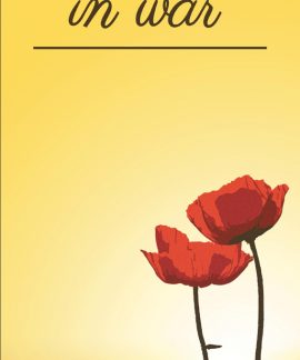 Women in war poster with red poppies