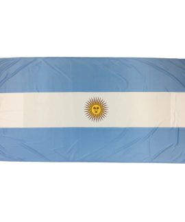 Argentina Flag with Emblem 900mm x 450mm (Knitted)