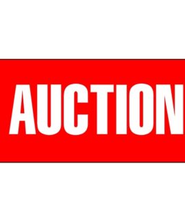 Auction sleeved flag