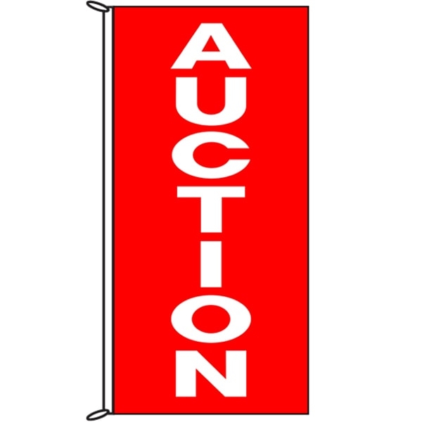 Auction Vertical Flag
