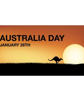 Australia Day Flag Sunset Horizontal (45)