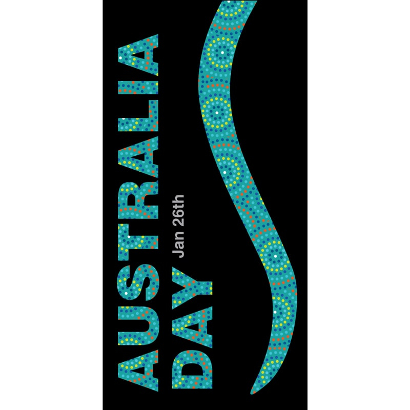 Australia Day Flag Snake (50)