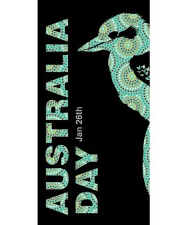 Australia Day Flag Kookaburra (53)