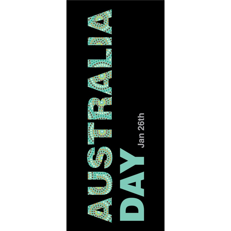 Australia Day Flag Light Blue (58)