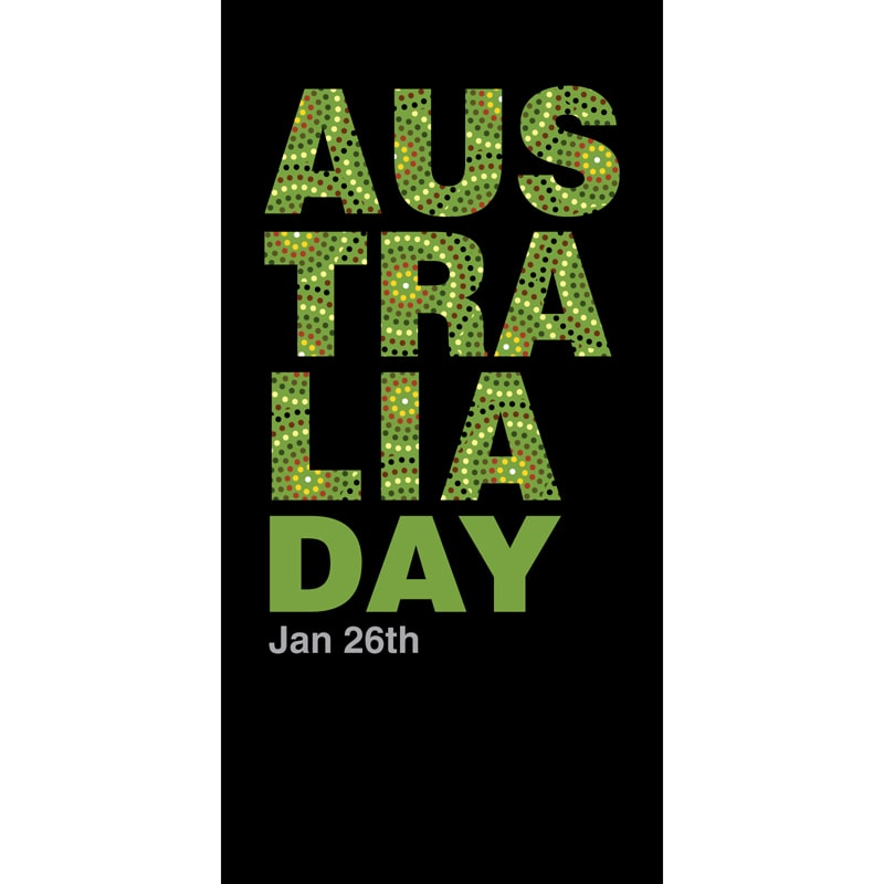 Australia Day Flag Army Green Horizontal (61)
