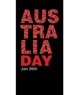 Australia Day Flag Red Horizontal (62)