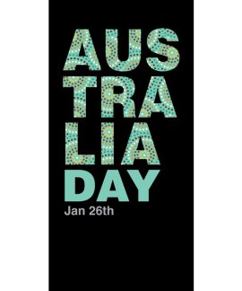 Australia Day Flag Light Blue Horizontal (63)