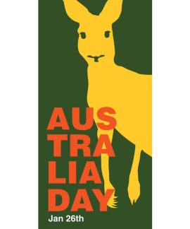 Australia Day Flag Yellow Roo (64)