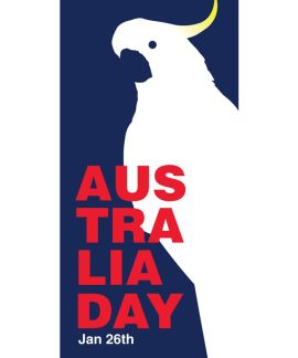 Australia Day Flag White Cockatoo (66)