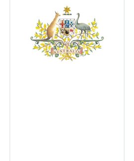Australian Crest Pull Up Banner (A4 sized)