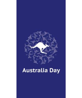  Australia Day Flag Circle Blue (9)