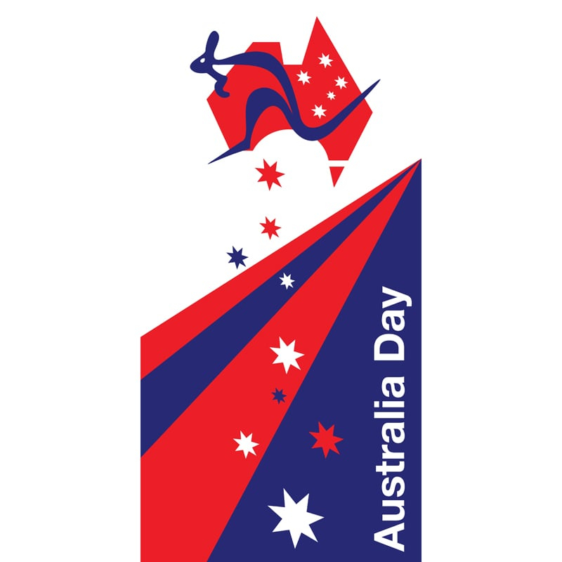 Australia Day Flag Red Blue (19)