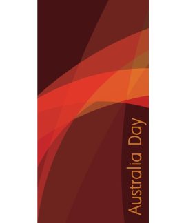 Australia Day Flag Orange Swirl (8)