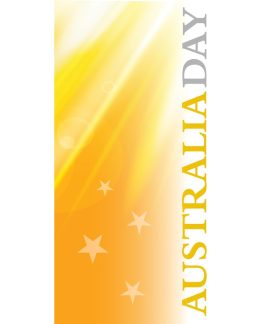 Australia Day Flag Yellow Stars (40a)