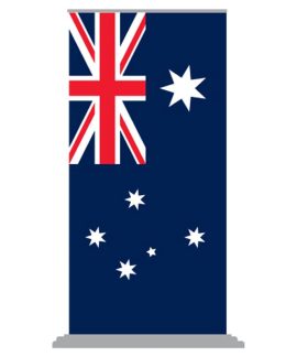 Australian Flag Pull Up Banner Graphic Image