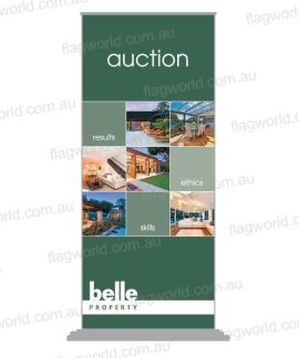 Belle Property Auction pop up banners