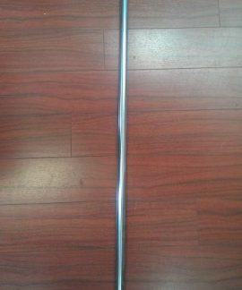 Brushed aluminium pole
