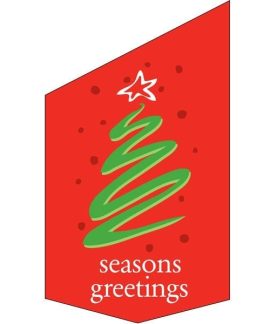 Seasons Greetings Xmas Tree2 Shop Front Banner