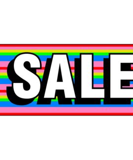 Sale Flag Rainbow