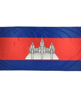 Cambodia Flag 1800mm x 900mm (Knitted)