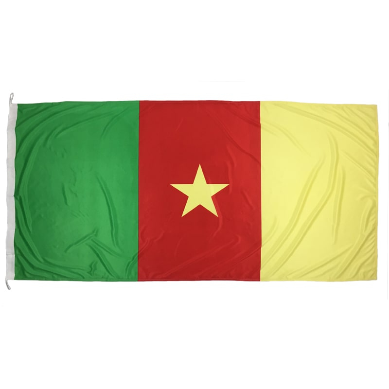 Cameroon Flag 1800mm x 900mm (Knitted)