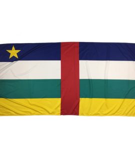 Central African Republic flag 1800mm x 900mm (Knitted)