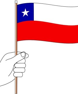 Chile Hand Flag Handwaver