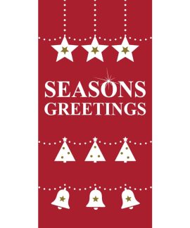 Seasons Greetings Red Flag (118)