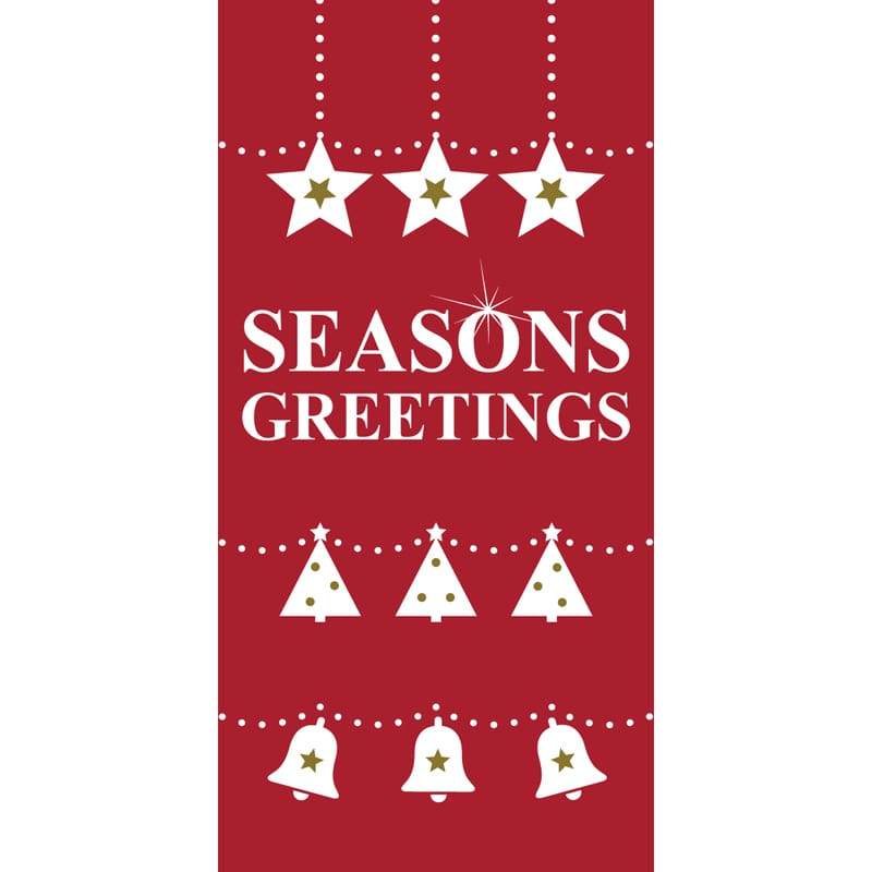 Seasons Greetings Red Flag (118)