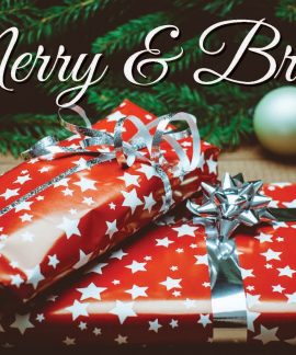 Merry & Birght Christmas Flag (93)