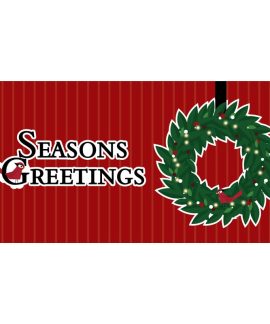Seasons Greeting Flag Wreath (15)