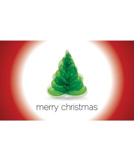 Merry Christmas Red with Tree Horizontal (19)