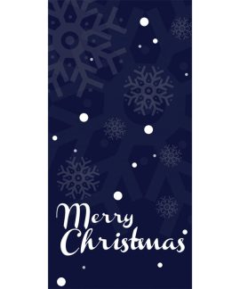 Christmas Flag Blue 900mm x 1800mm (Various)