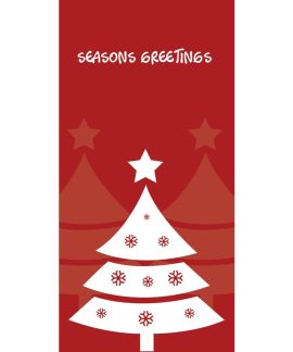  Seasons Greetings Xmas Tree Red (62)