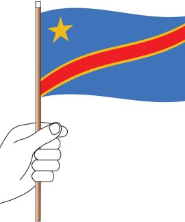 Congo Hand Flag Handwaver