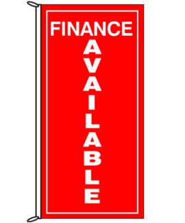 Finance Available Vertical Flag