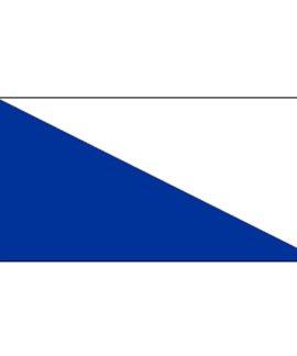 Royal Blue and White Flag
