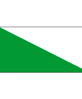Green and White Flag